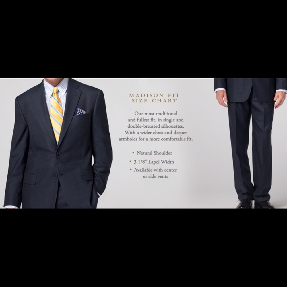 Brooks Brothers Navy Suit—Jacket 48R & Pants 40/32